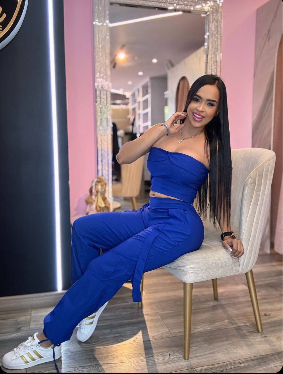 Conjunto Blusa y Pantalón👚👖💅Clásico Moderno