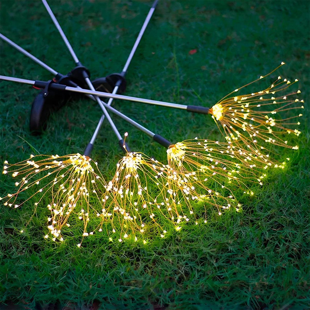 Luces solares LED de fuegos artificiales ®🎆2 unidades