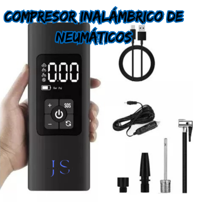 Compresor inalámbrico de Neumáticos 🚗🏍️