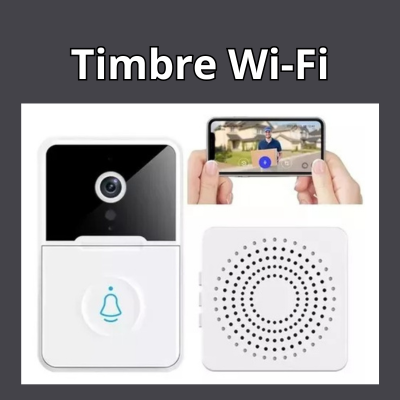 Timbre Inalambrico Wi-Fi con cámara de seguridad ®️
