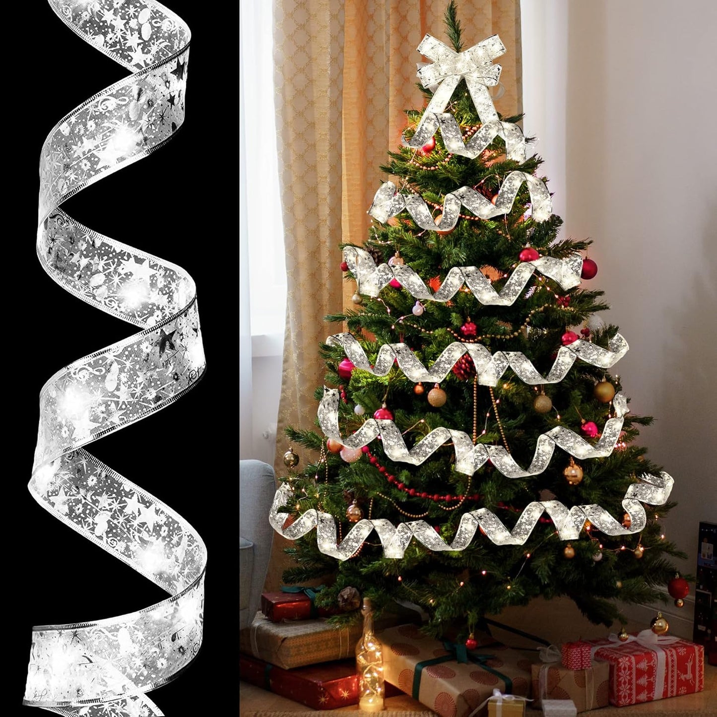 Cinta Navideña con Luces Led x 5metros🎄💫🌟