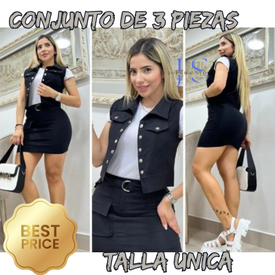 Eterno Glamour- Conjunto de 3 Piezas 💃💅