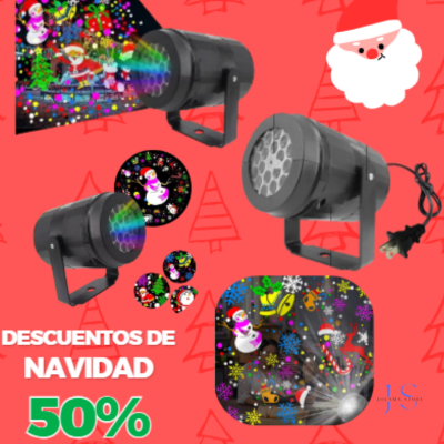 Proyector de Figuras Navideñas ® 📽️ 🎄