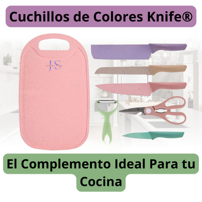 Set, Cuchillos de Colores Knife® 📢Gratis Tabla para picar