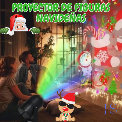 Proyector de Figuras Navideñas ® 📽️ 🎄