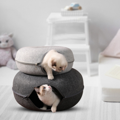 CAMA DONUT PARA GATOS🐈🐾