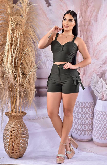 Conjunto Short blusa 👚🩳