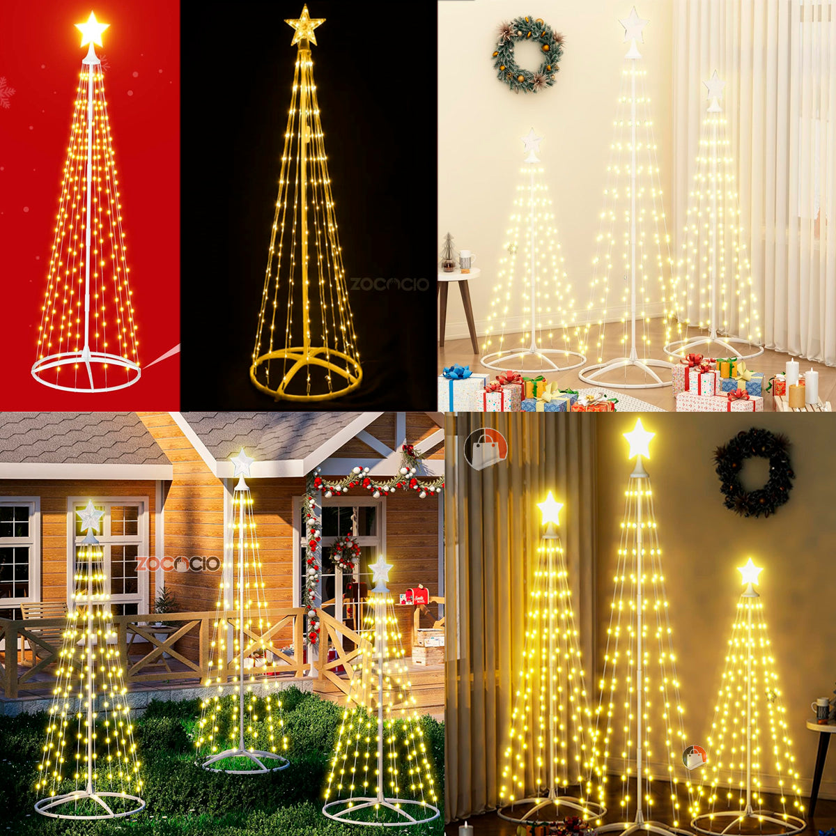 Árbol de Navidad Luz Led ® 210cm