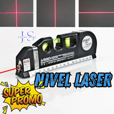 Metro con Nivel Laser 4en1👷Ⓜ️