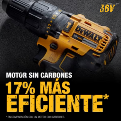 TALADRO PERCUTOR INALAMBRICO DEWALT™ 36V (MANDRIL METALICO 3/8")🧰🛠️