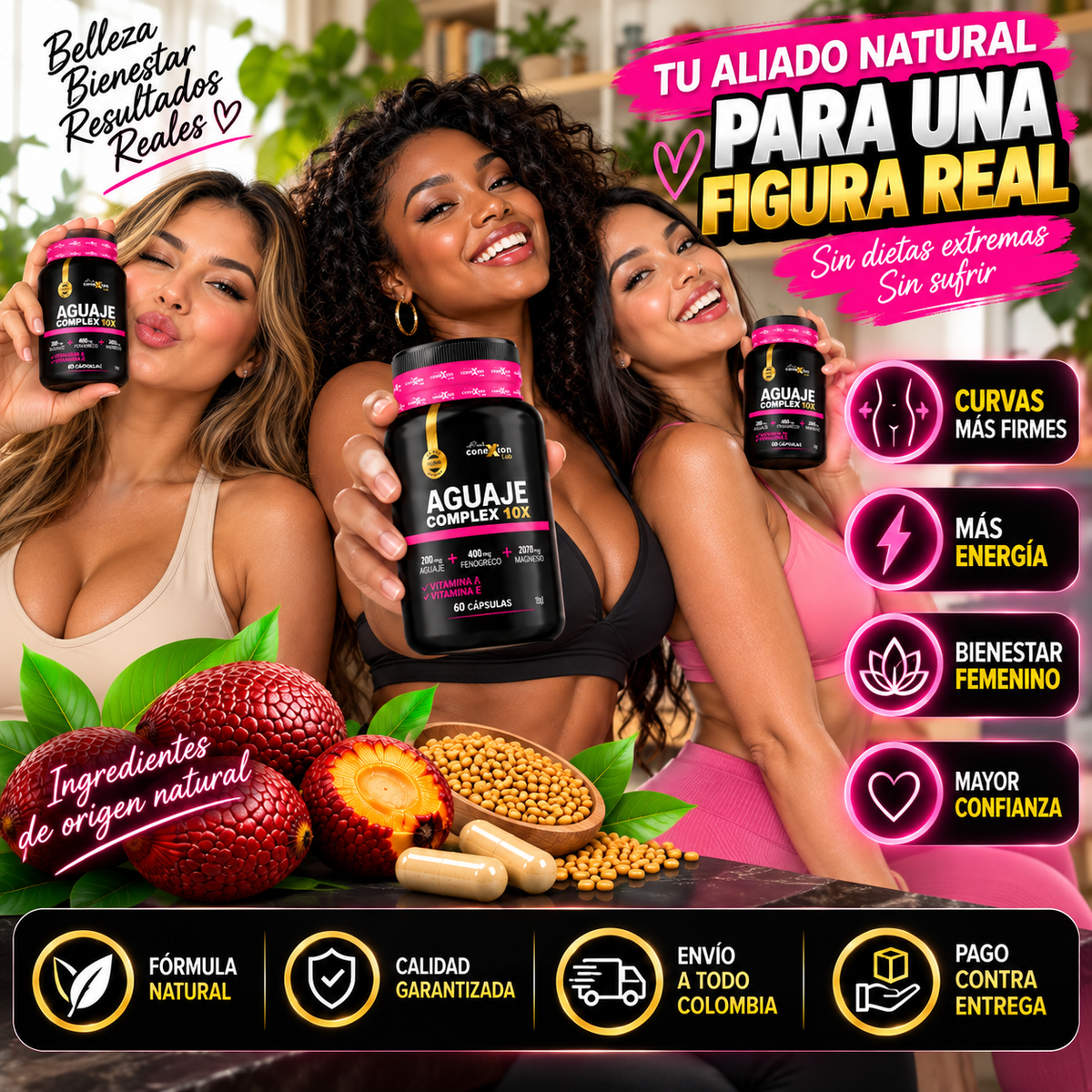 Aguaje Complex 3 en 1🍑