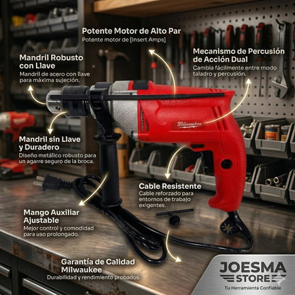 COMBO TALADRO DE 1/2 + PULIDORA 4-1/2" MILWAUKEE 🛠️🧰