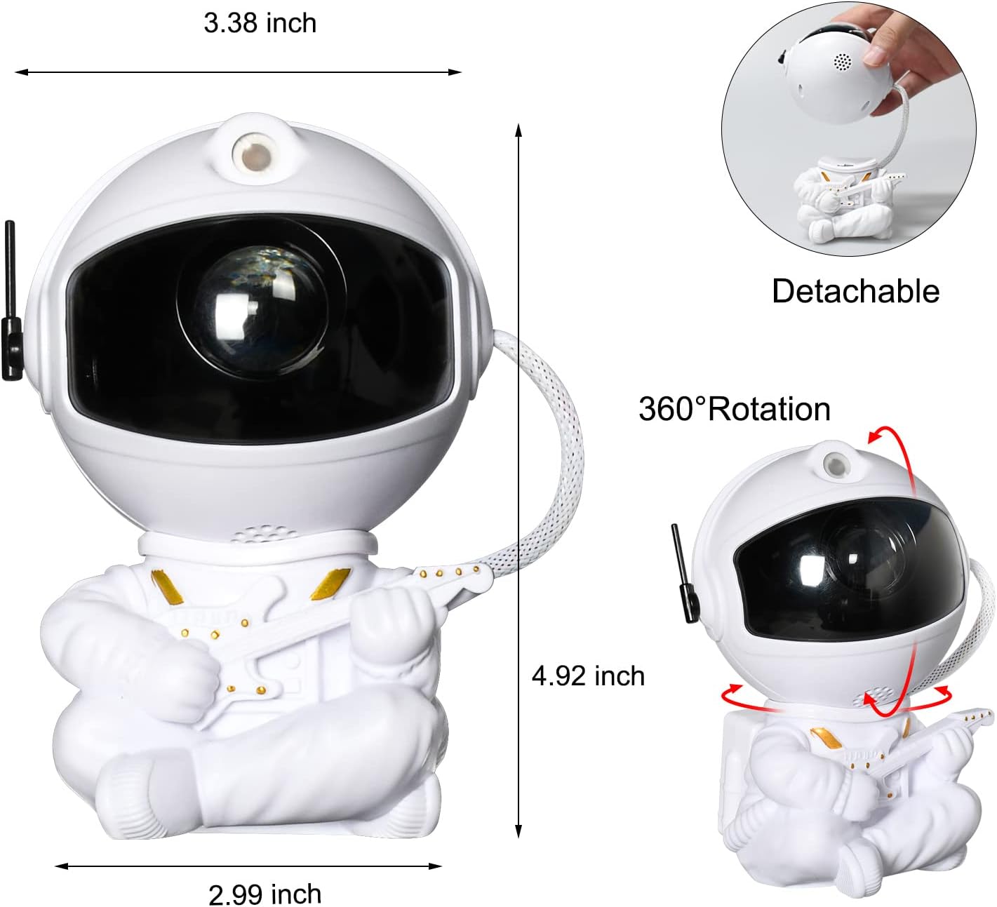 PROYECTOR ASTRONAUTA DE GALAXIAS 🪐☄️🔭