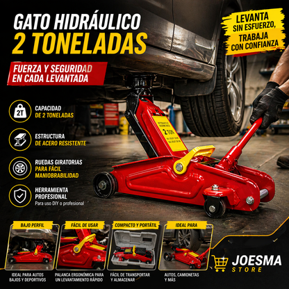 GATO TIPO ZORRA 2 TONELADAS BAJO PERFIL🚚🛻