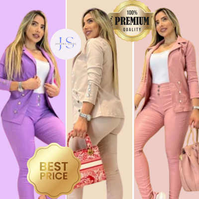 Conjunto de 3 piezas Dama (Blusa,Blazer y pantalón)💅