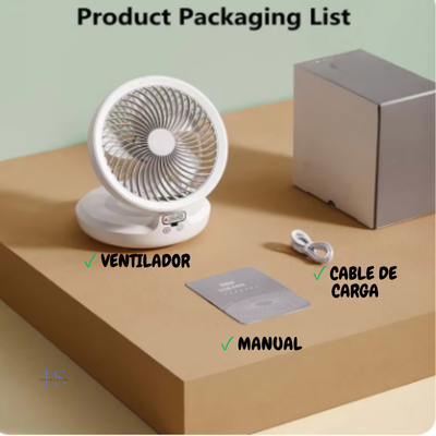 Ventilador Abanico Recargable Pleglable ®