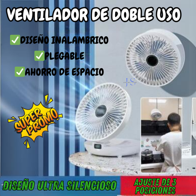 Ventilador Abanico Recargable Pleglable ®