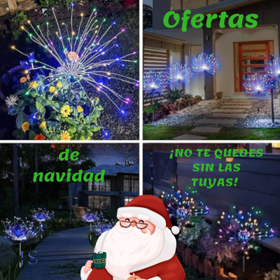 Luces solares LED de fuegos artificiales ®🎆2 unidades