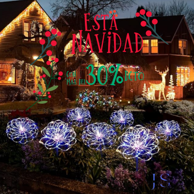 Luces solares LED de fuegos artificiales ®🎆2 unidades