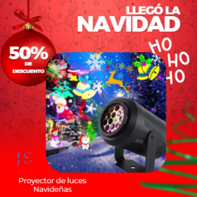 Proyector de Figuras Navideñas ® 📽️ 🎄