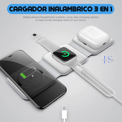 Cargador Inalambrico MagSafe® 3 en 1⌚📲