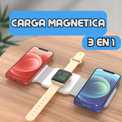 Cargador Inalambrico MagSafe® 3 en 1⌚📲