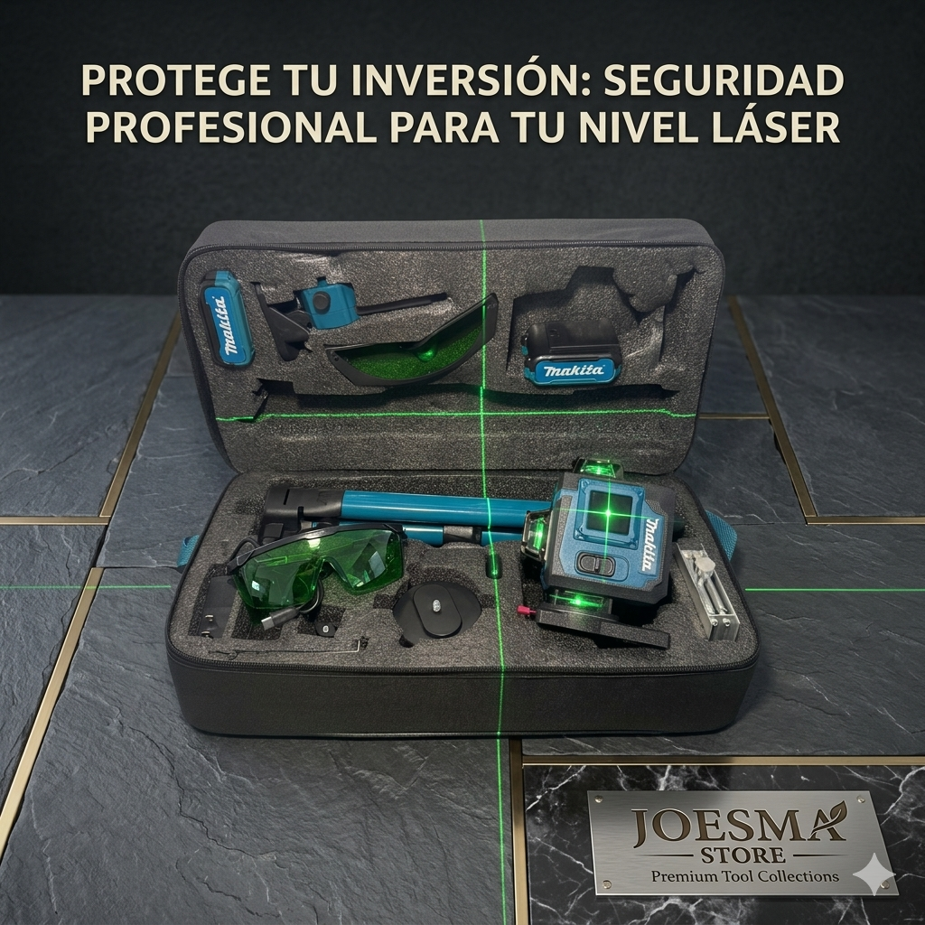 Nivel Láser 16 Líneas Táctil – MAKITA | 4 planos 360° | Autonivelante🎚️