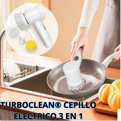 TURBOCLEAN® CEPILLO DE LIMPIEZA 3EN1