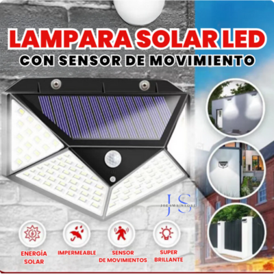 Lampara Solar con Sensor de Movimiento®💡🌞