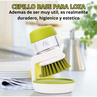 🫧🧴 Cepillo Dispensador de Jabón Líquido ➕ Molde de Silicona AirFryer x6 Unidades✅