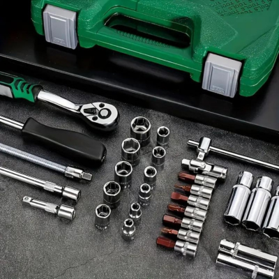 JUEGO DE RATCHET 1/4" 53 PIEZAS🧰🔩