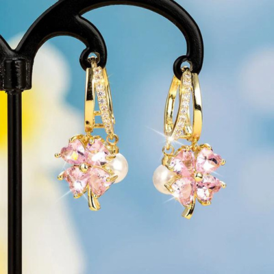 PENDIENTES FLORES DE CRISTAL®