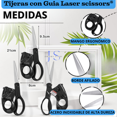 TIJERAS CON GUIA LASER SCISSORS®✂️