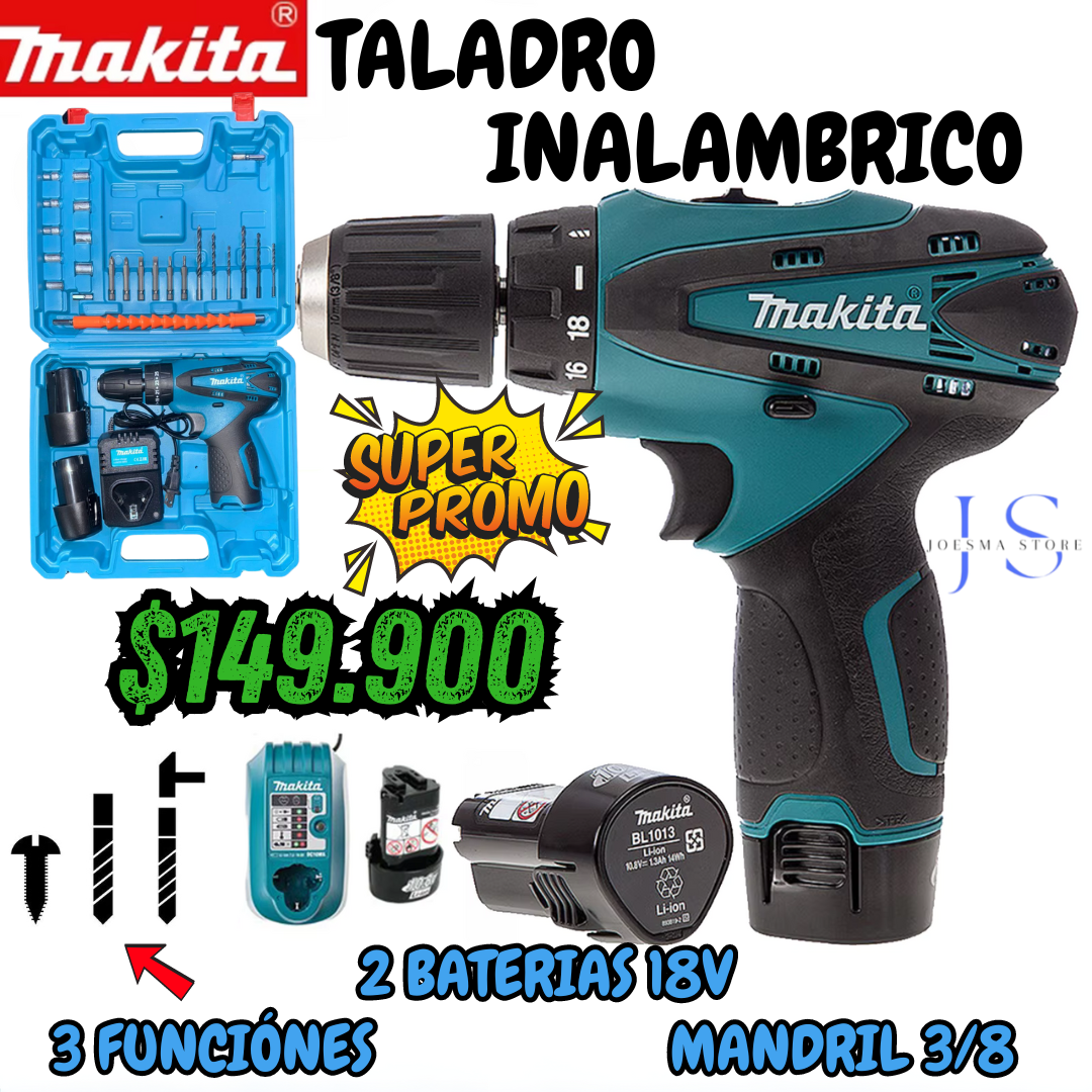 Taladro Inalambrico Percutor Makita 18V