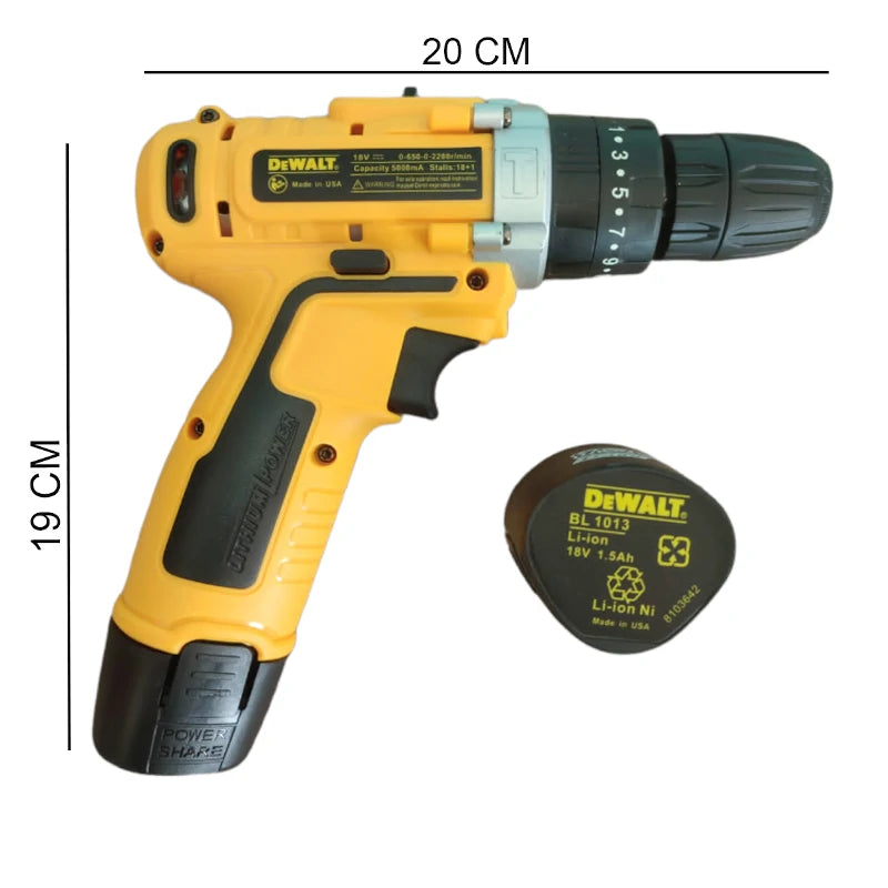 Taladro Inalambrico Dewalt 18v 🧱🛠️