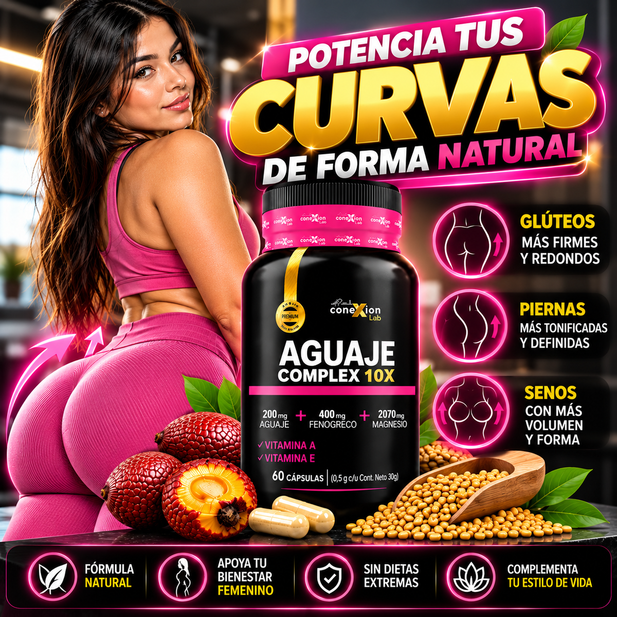 Aguaje Complex 3 en 1🍑