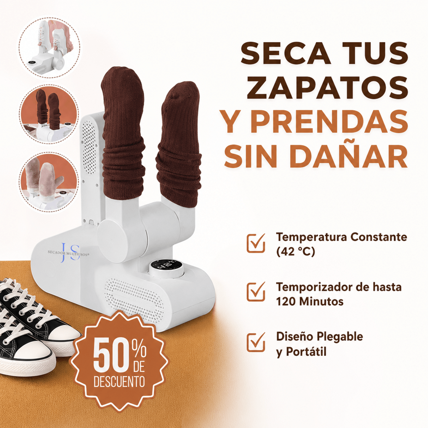 Secador de Zapatos Multiusos👟🧢🧦🧤®