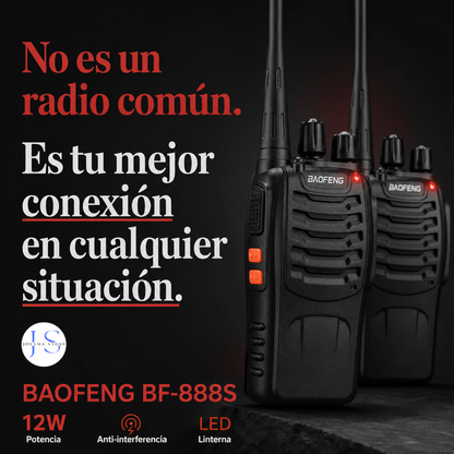 Kit X2 Radio Baofeng Bf-888S®