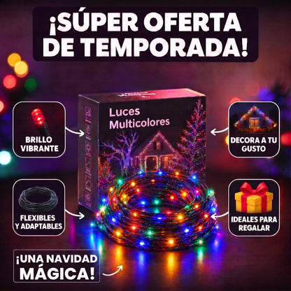 🎄🎅Destellos de Navidad Solar✨💚 paga 20 metros lleva 40 metros