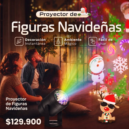 Proyector de Figuras Navideñas ® 📽️ 🎄