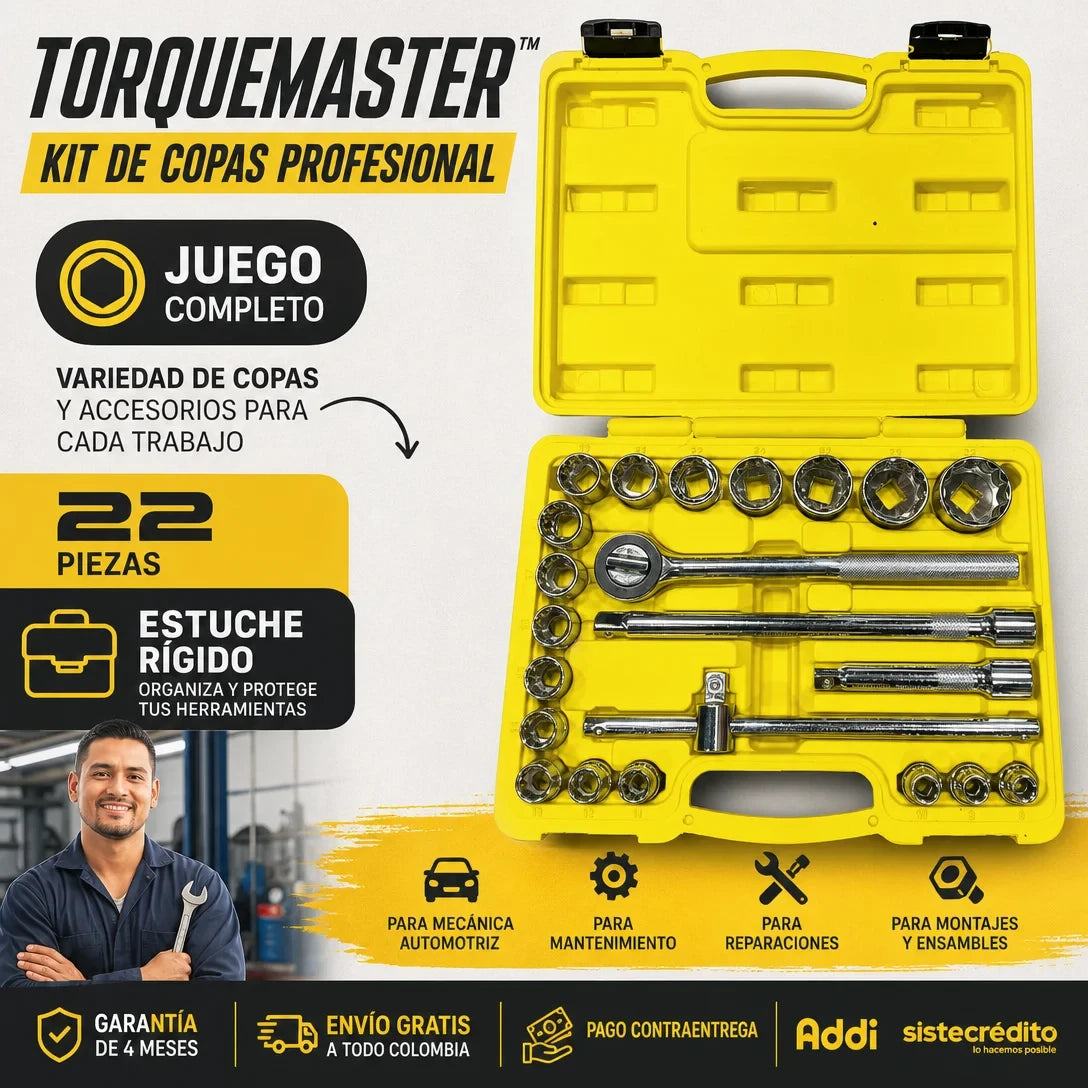 Kit de Copas Profesional-TorqueMaster™