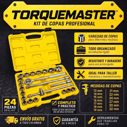 Kit de Copas Profesional-TorqueMaster™