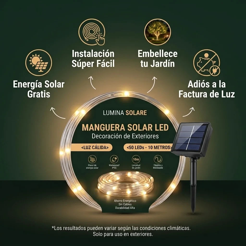 🌞🎄 ✨Luces para navidad con panel solar🌞✨ 🎁🎅20 metros