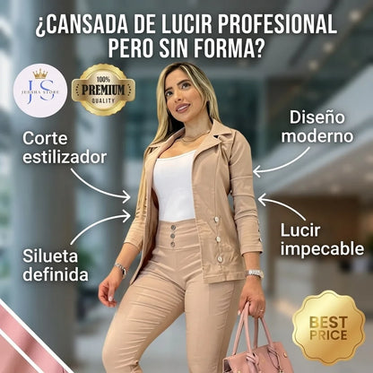 Conjunto de 3 piezas Dama (Blusa,Blazer y pantalón)💅