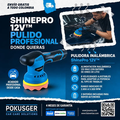 ShinePro12v™ – Brillo Profesional en Tus Manos