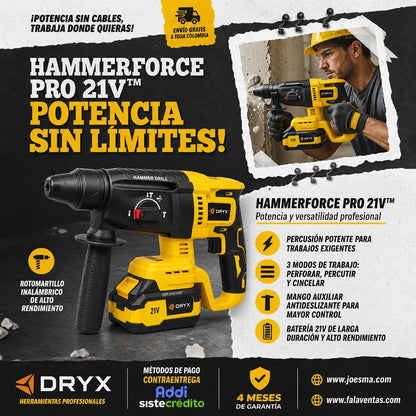 Rotomartillo ProMax 21V™ – Potencia en tus Manos