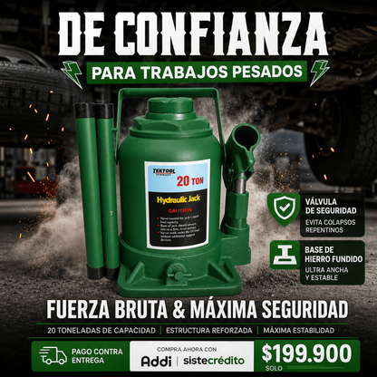 Gato 20 toneladas tektool