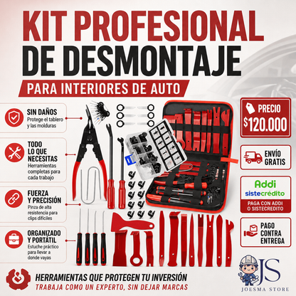 Kit Extractor De Grapas Y Clips Para Interiores De Auto 🛻🚚⚡