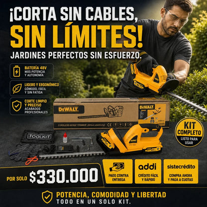 CORTASETOS INALAMBRICO DEWALT 48V