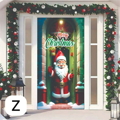 Adorno Navideño para Puerta (1 metro ancho X 2 metros de Alto)🎁🏠🚪